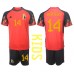 Billige Belgien Dries Mertens #14 Børnetøj Hjemmebanetrøje til baby VM 2022 Kortærmet (+ korte bukser)